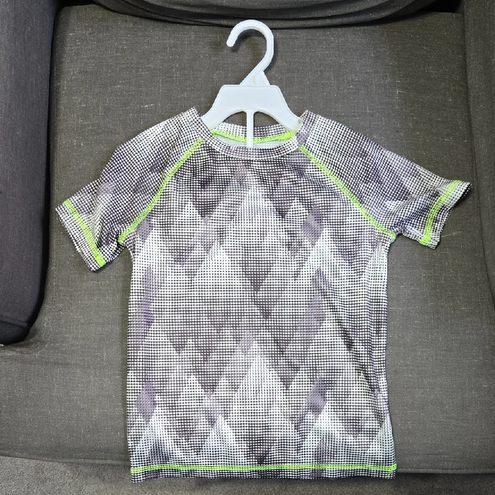 Boys Atlethic Shirt -‎ Gray and Green